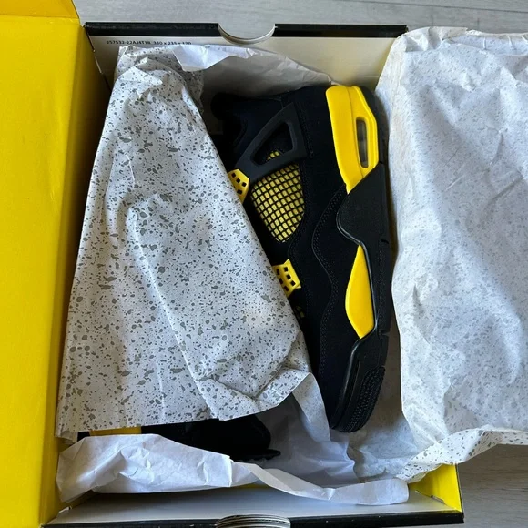 Nike Black and Yellow Athletic Shoes